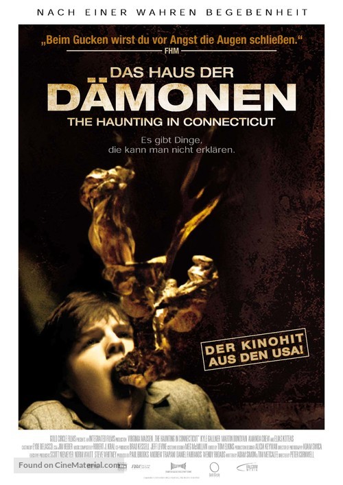 The Haunting in Connecticut - German Movie Poster