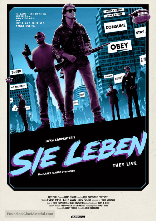 They Live - German Movie Poster