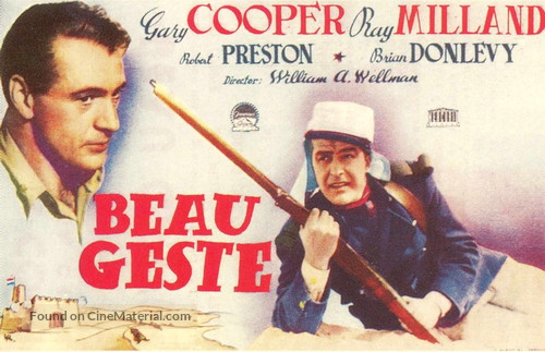 Beau Geste - Spanish Movie Poster