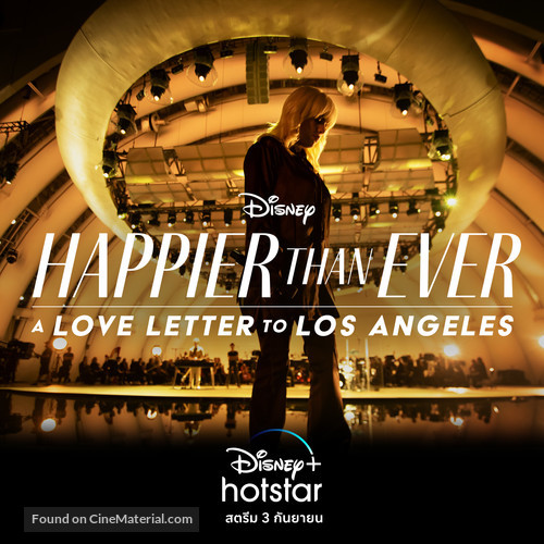 Happier than Ever: A Love Letter to Los Angeles - Thai Movie Poster