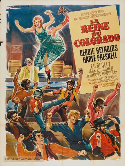 The Unsinkable Molly Brown - French Movie Poster