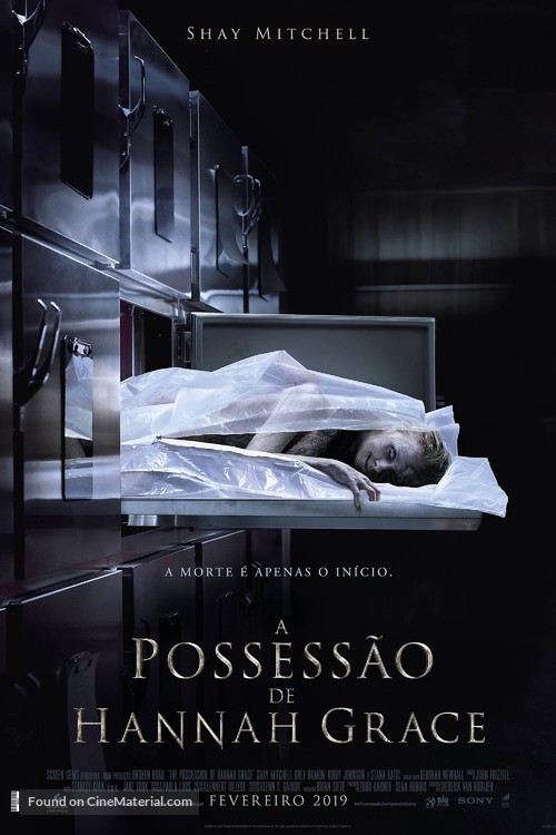 The Possession of Hannah Grace - Portuguese Movie Poster