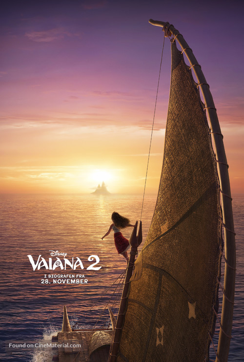 Moana 2 - Danish Movie Poster