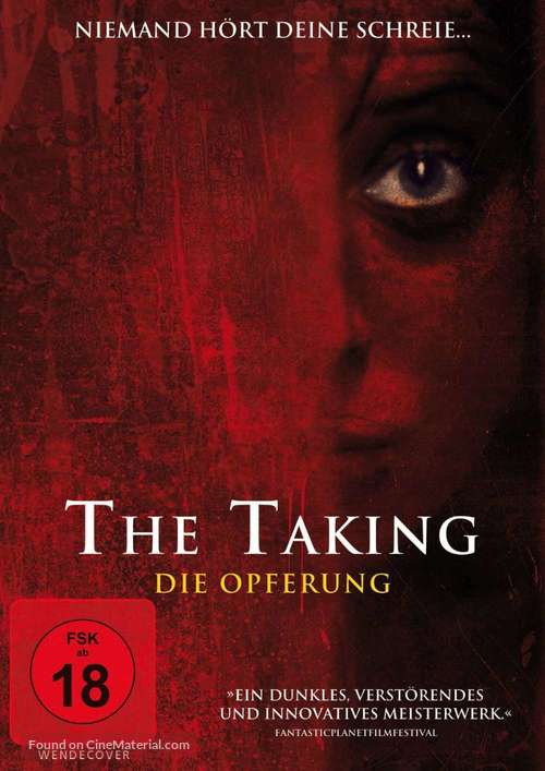 The Taking - German DVD movie cover