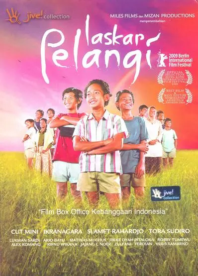 Laskar pelangi (2008) Indonesian movie cover Laskar pelangi (2008) Indonesian movie cover