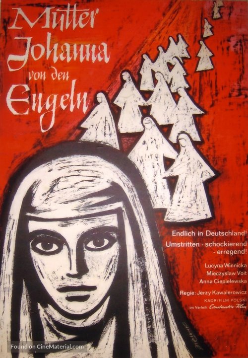 Matka Joanna od aniol&oacute;w - German Movie Poster