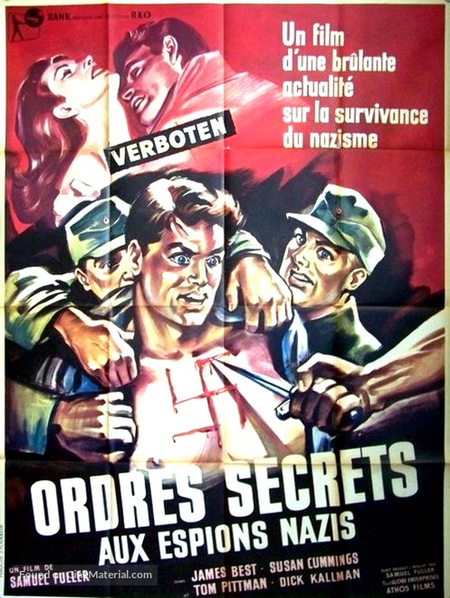 Verboten! - French Movie Poster
