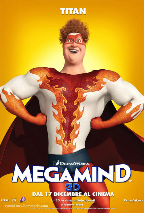 Megamind - Italian Movie Poster