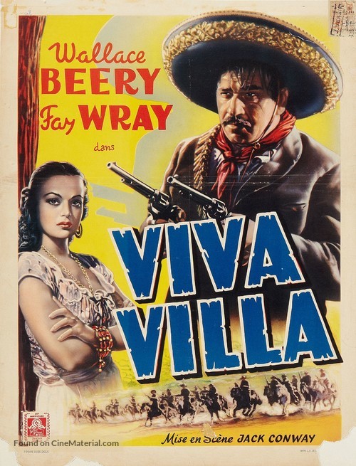 Viva Villa! - Belgian Movie Poster