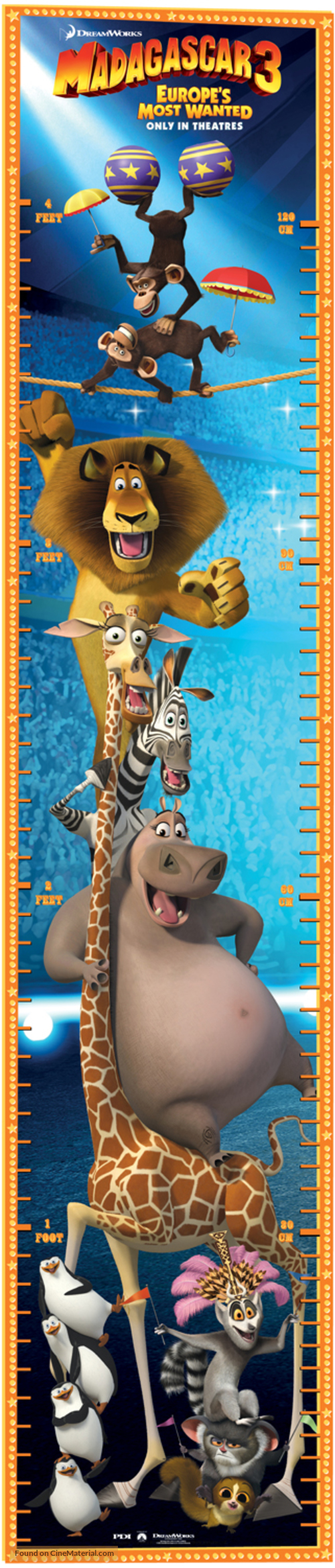 Madagascar 3: Europe's Most Wanted (2012) movie poster