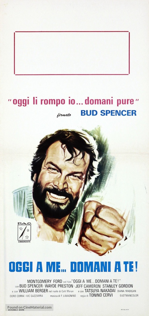 Today We Kill Tomorrow We Die - Italian Movie Poster