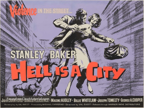 Hell Is a City - British Movie Poster