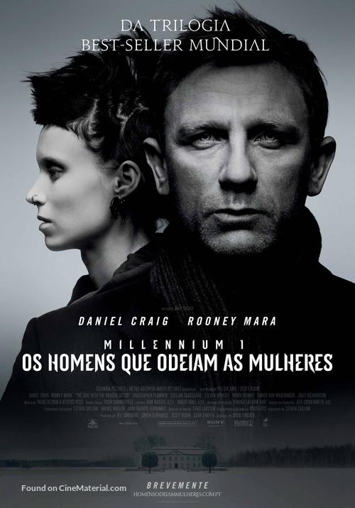 The Girl with the Dragon Tattoo - Portuguese Movie Poster