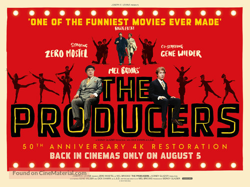 The Producers - British Re-release movie poster