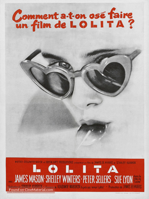 Lolita - French Movie Poster