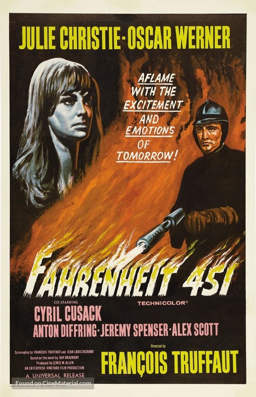 Fahrenheit 451 - Movie Poster