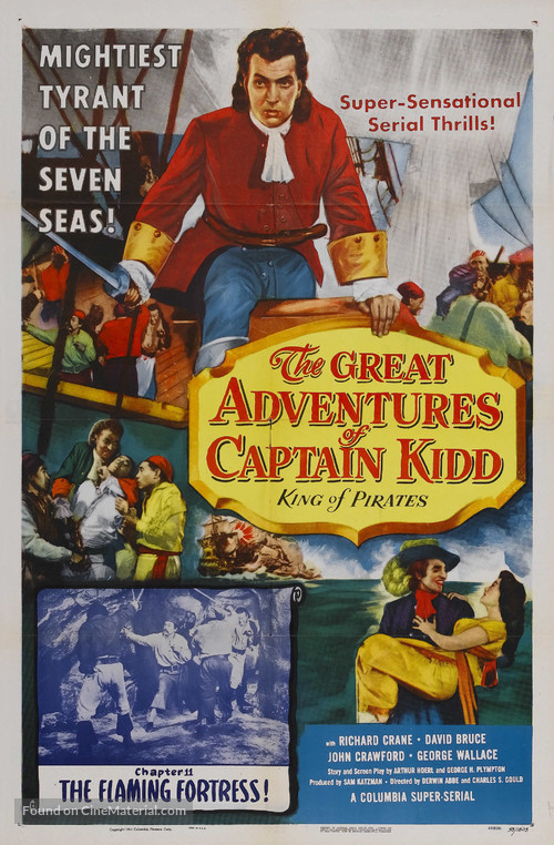 The Great Adventures of Captain Kidd - Movie Poster