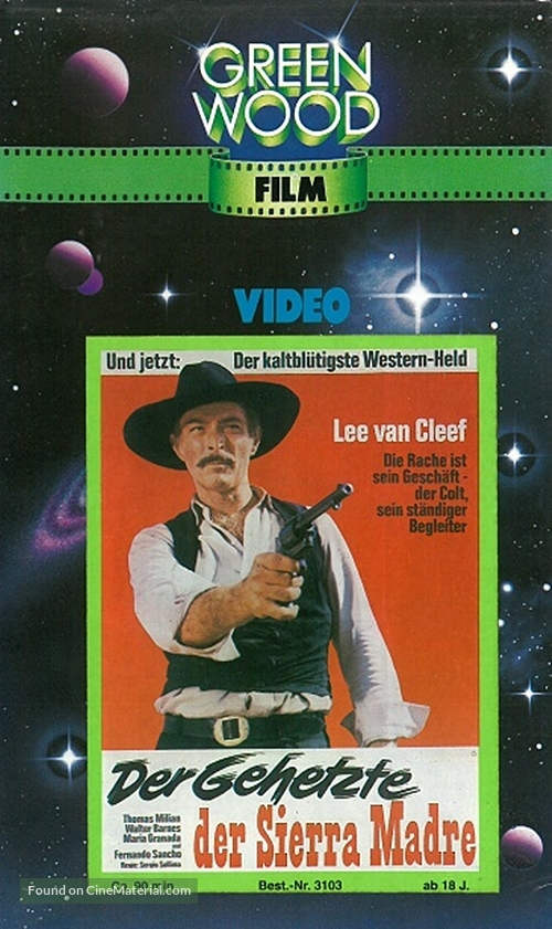 La resa dei conti - German VHS movie cover