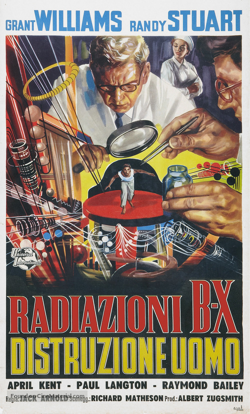 The Incredible Shrinking Man - Italian Movie Poster