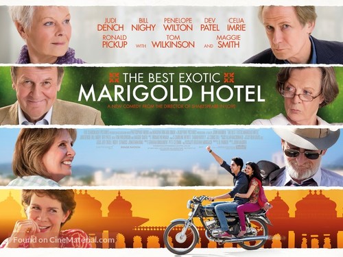 The Best Exotic Marigold Hotel - British Movie Poster