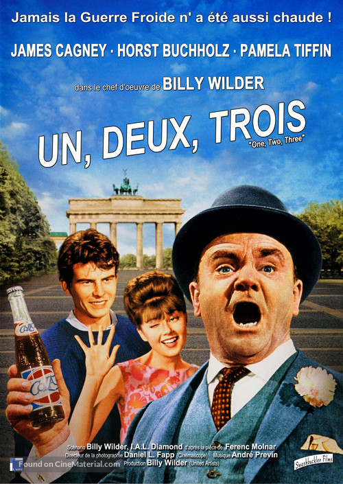 One, Two, Three - French Re-release movie poster