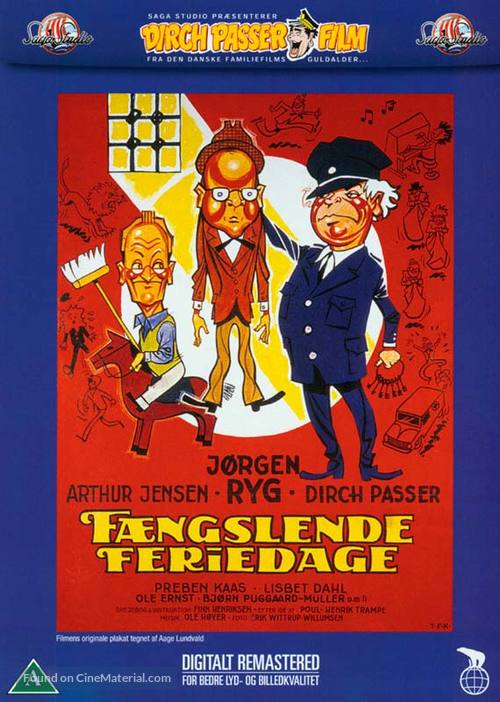 F&aelig;ngslende feriedage - Danish DVD movie cover