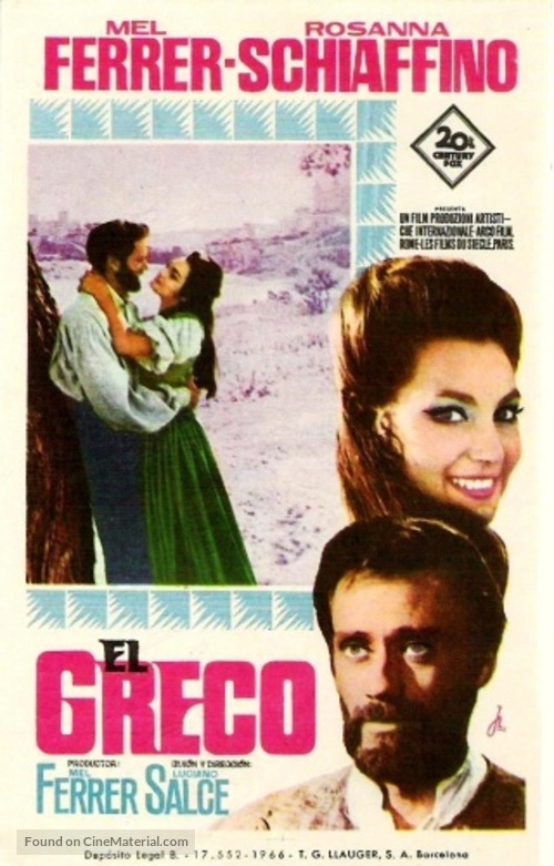 El Greco - Spanish Movie Poster