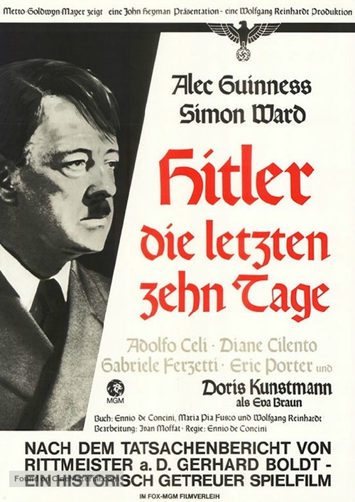 Hitler: The Last Ten Days - German Movie Poster