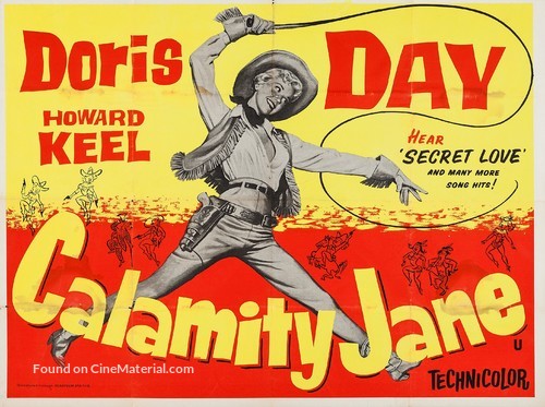 Calamity Jane - British Movie Poster