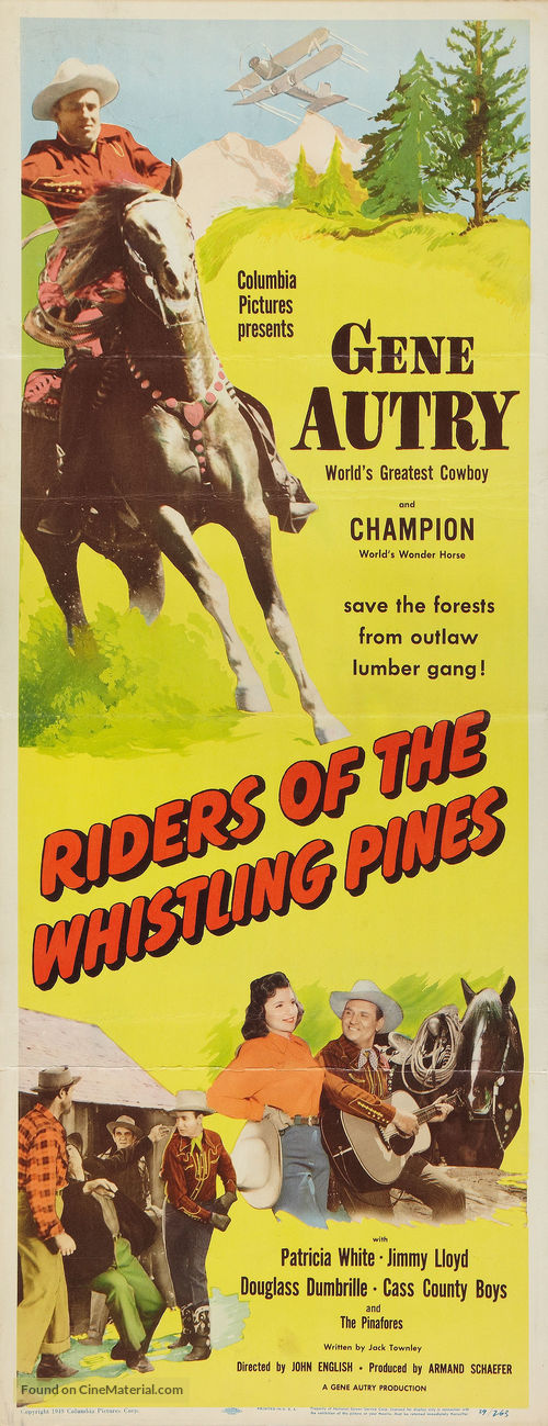Riders of the Whistling Pines - Movie Poster