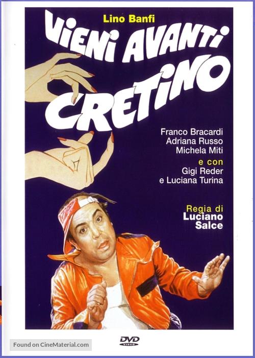 Vieni avanti cretino - Italian DVD movie cover