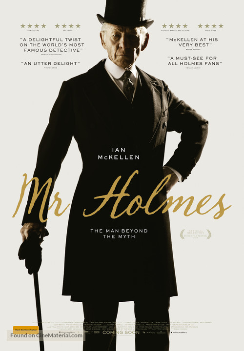 Mr. Holmes - Australian Movie Poster
