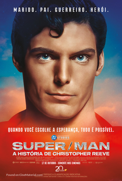 Super/Man: The Christopher Reeve Story - Brazilian Movie Poster