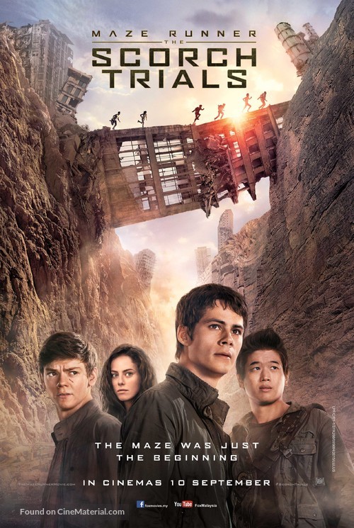 Maze Runner: The Scorch Trials - Malaysian Movie Poster