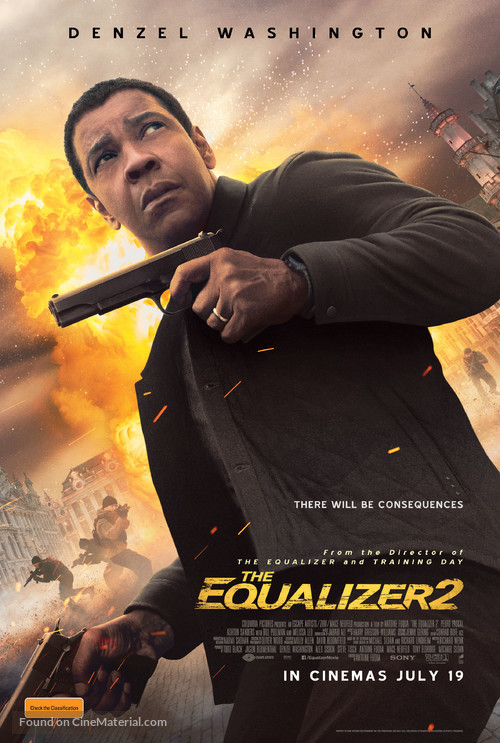 The Equalizer 2 - Australian Movie Poster