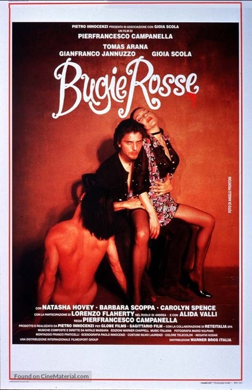 Bugie rosse - Italian Movie Poster