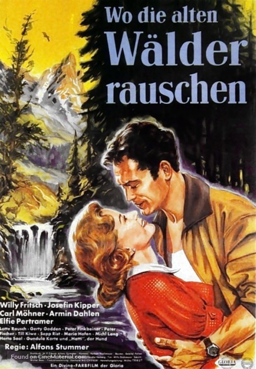 Wo die alten W&auml;lder rauschen - German Movie Poster