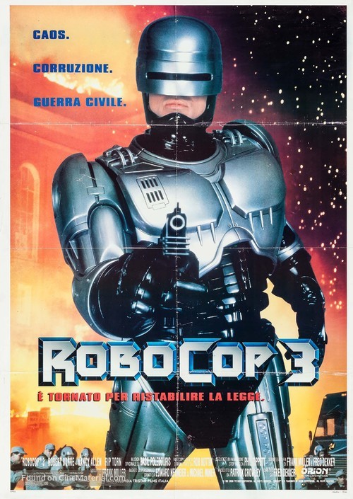 RoboCop 3 - Italian Movie Poster