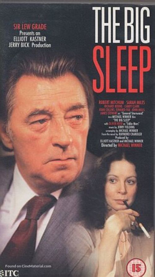 The Big Sleep - British VHS movie cover
