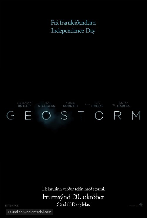 Geostorm - Icelandic Logo