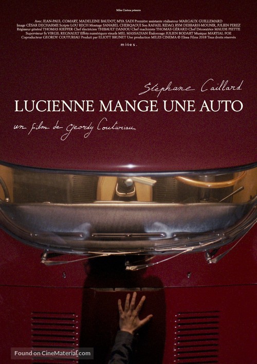 Lucienne mange une auto - French Movie Poster