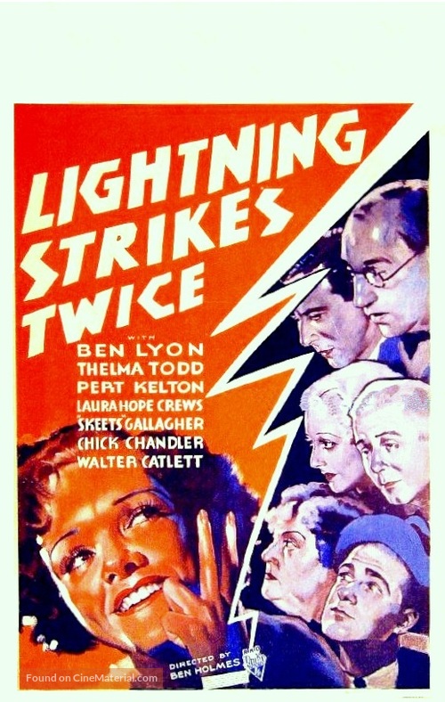 Lightning Strikes Twice - Movie Poster