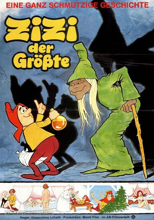 Nano e la strega, Il - German Movie Poster
