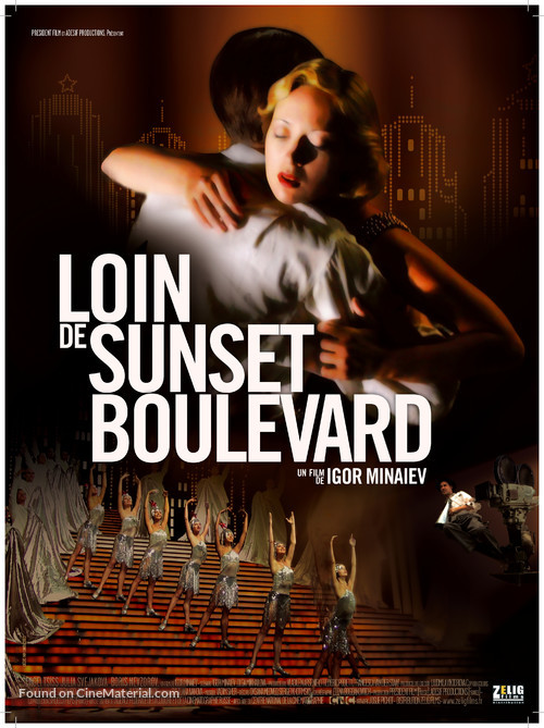 Daleko ot Sanset Bulvara - French Movie Poster