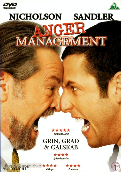 Anger Management - Danish DVD movie cover