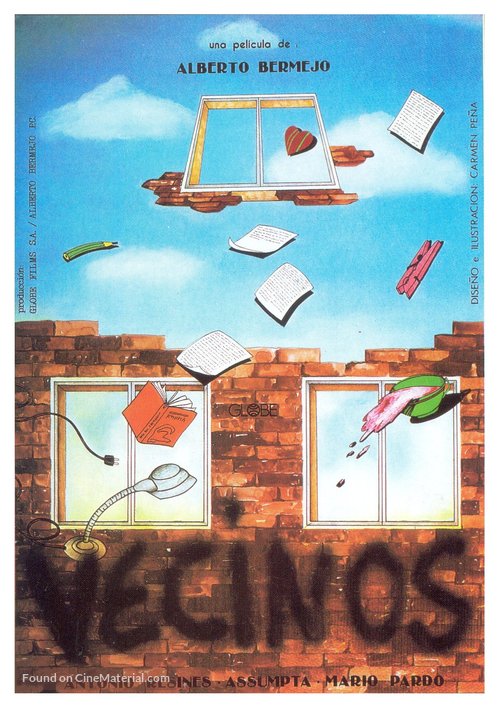 Vecinos - Spanish Movie Poster