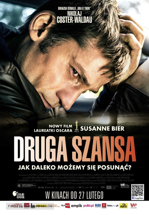 En chance til - Polish Movie Poster