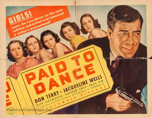 Paid to Dance - Movie Poster