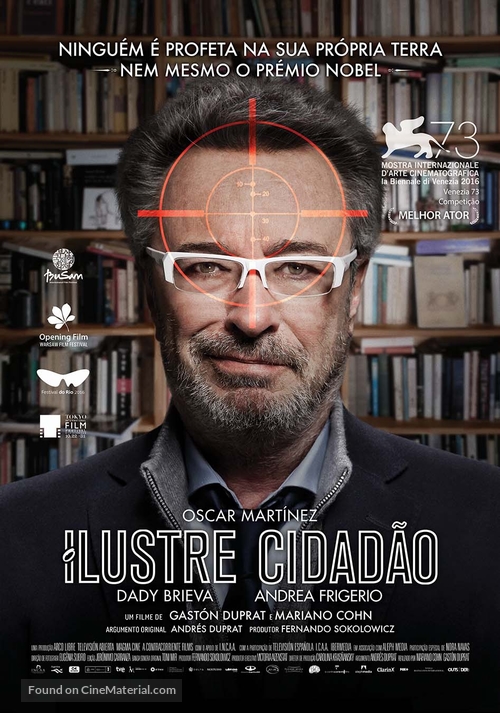 El ciudadano ilustre - Portuguese Movie Poster