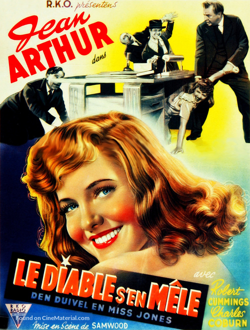 The Devil and Miss Jones - Belgian Movie Poster
